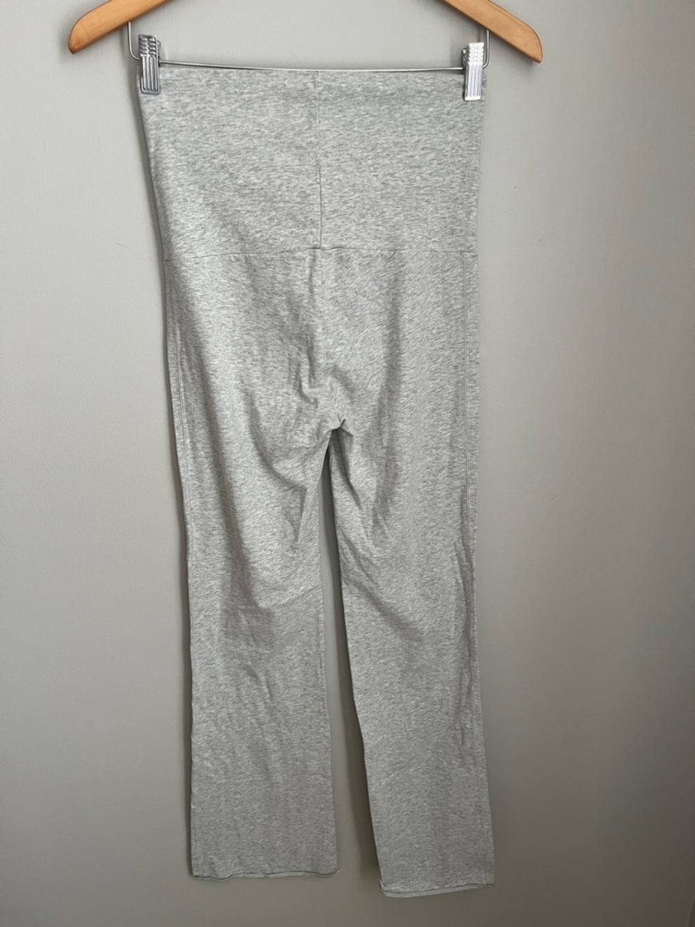 SKIMS Light Gray Cotton Jersey Foldover Lounge Pants - Picture 5 of 9